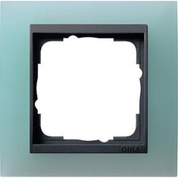 Gira Rahmen 021185 1fach + ZR Anth Event Opak Mint