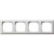 Gira Rahmen 021404 4fach Standard 55 reinweiss matt