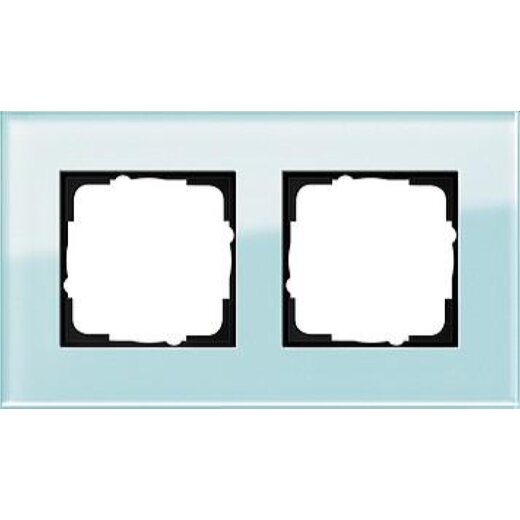 Gira Rahmen 021218 2fach Esprit Glas Mint