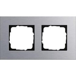 Gira Rahmen 021217 2fach Esprit Aluminium