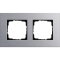 Gira Rahmen 021217 2fach Esprit Aluminium