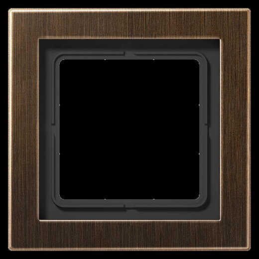 Jung Rahmen 1fach, Messing, LS-DESIGN, Messing antik MED2981AT