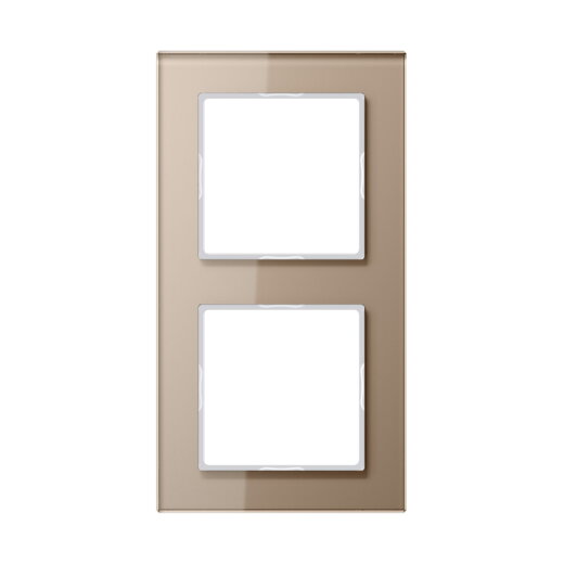Jung Glasrahmen 2fach, Glas, A CREATION, champagner AC582GLCH
