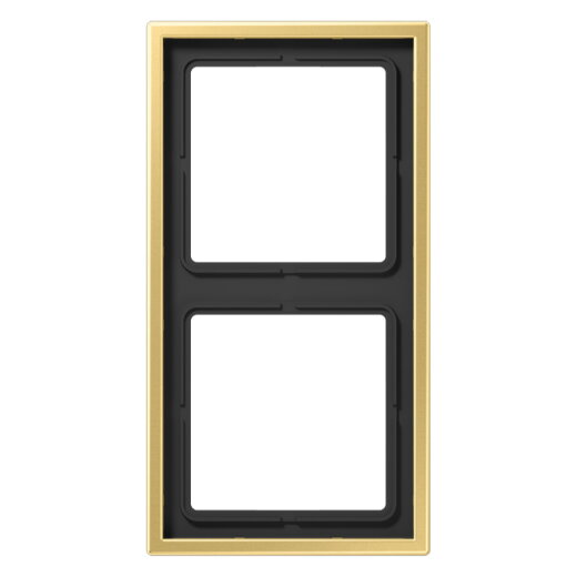 Jung Rahmen 2fach, Messing, LS 990, Messing classic ME2982C