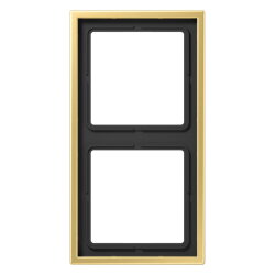 Jung Rahmen 2fach, Messing, LS 990, Messing classic...