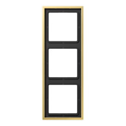 Jung Rahmen 3fach, Messing, LS 990, Messing classic...