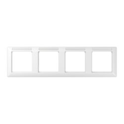 Jung Rahmen 4fach, mit Fenster (sprühnebeldicht),...