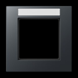 Jung Rahmen 1fach, mit Schriftfeld, Thermoplast lackiert,...