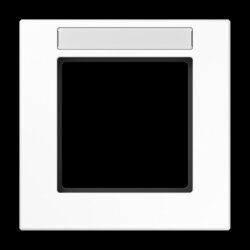 Jung Rahmen 1fach, mit Schriftfeld, Thermoplast,...