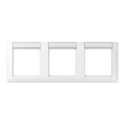 Jung Rahmen 3fach, mit Schriftfeld, waagerechte Montage,...