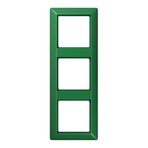 Jung Rahmen 3fach, Thermoplast, AS 500, grün (für SV) AS583BFGN