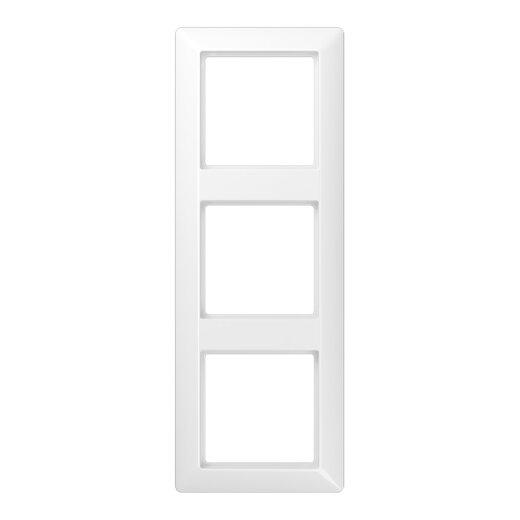 Jung Rahmen 3fach, Thermoplast, AS 500, alpinweiß AS583BFWW