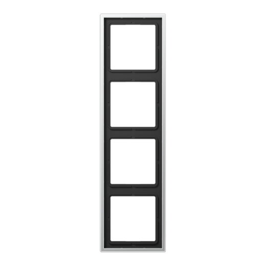 Jung Rahmen 4fach, LS 990, Aluminium AL2984