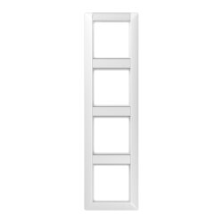 Jung Rahmen 4fach, mit Schriftfeld, senkrechte Montage,...