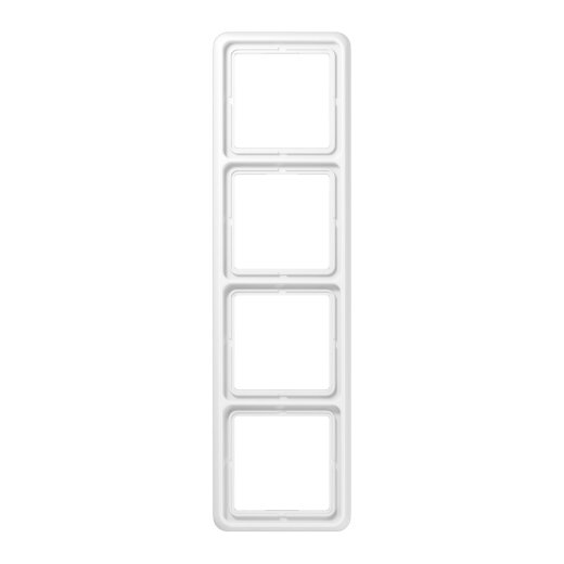 Jung Rahmen 4fach, Thermoplast, CD 500, alpinweiß CD584WUWW