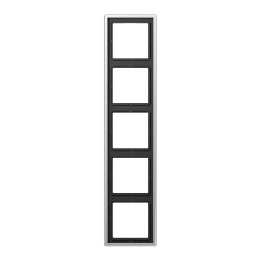 Jung Rahmen 5fach, LS 990, Aluminium AL2985