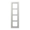 Jung Rahmen 4fach, Duroplast, LS-DESIGN, lichtgrau LSD984LG