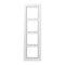 Jung Rahmen 4fach, Duroplast, LS-DESIGN, alpinweiß LSD984WW