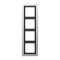 Jung Rahmen 4fach, LS-DESIGN, Aluminium (lackiert) ALD2984-L
