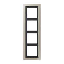 Jung Rahmen 4fach, LS-DESIGN, Edelstahl (lackiert) ESD2984-L