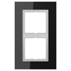 Jung Glasrahmen 2fach, Glas, LS PLUS, schwarz...