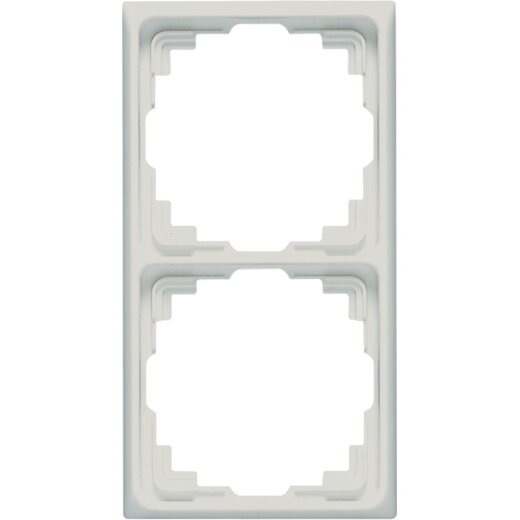 Jung Rahmen für Kabelkanal-Installation 2fach, Thermoplast, Kabelkanal CD, lichtgrau CD582KLG