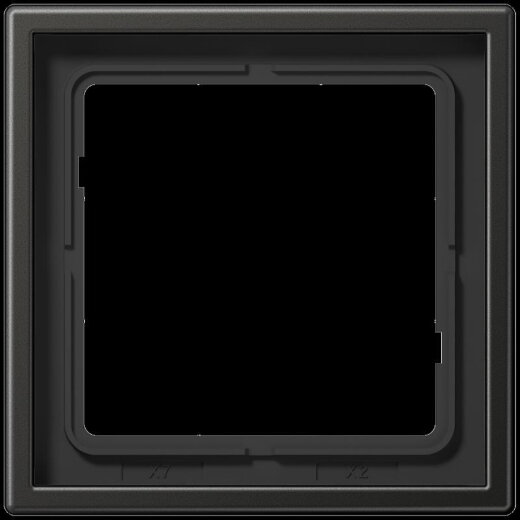 Jung Rahmen 1fach, Aluminium lackiert, LS 990, anthrazit (lackiertes Aluminium) AL2981AN