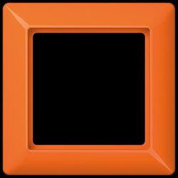 Jung Rahmen 1fach, Thermoplast, AS 500, orange...