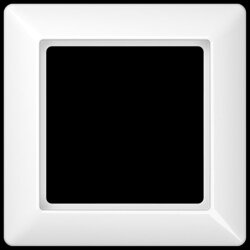 Jung Rahmen 1fach, Thermoplast, AS 500,...