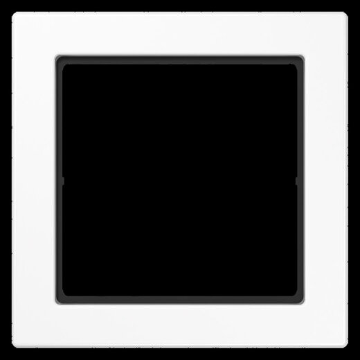 Jung Rahmen, 1-fach, FLAT DESIGN, alpinweiß FD981WW