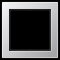 Jung Rahmen, 1-fach, FLAT DESIGN, Aluminium FDAL2981