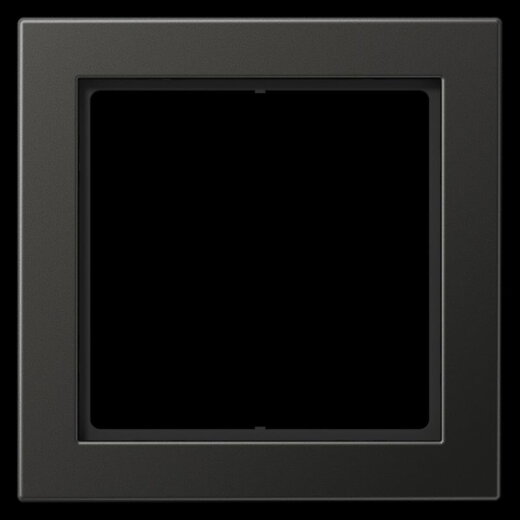 Jung Rahmen, 1-fach, FLAT DESIGN, anthrazit (lackiertes Aluminium) FDAL2981AN