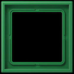 Jung Rahmen 1fach, Duroplast, LS 990, grün...