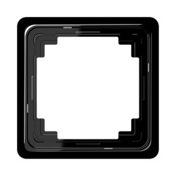 Jung Rahmen 1fach, Duroplast, CD PLUS, schwarz CDP581SW