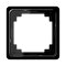 Jung Rahmen 1fach, Duroplast, CD PLUS, schwarz CDP581SW