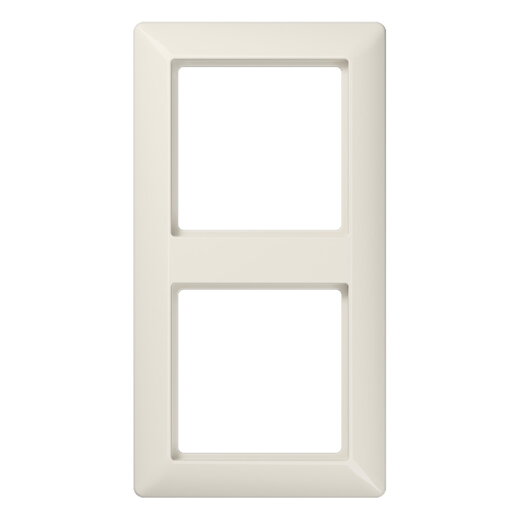 Jung Rahmen 2fach, Thermoplast, AS 500, weiß AS582BF