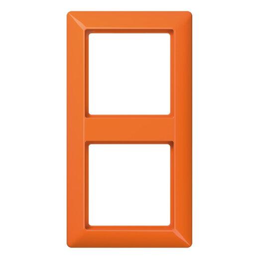 Jung Rahmen 2fach, Thermoplast, AS 500, orange (für ZSV) AS582BFO