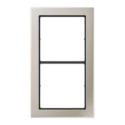 Jung Rahmen, 2-fach, FLAT DESIGN, Edelstahl FDES2982