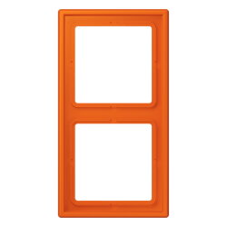 Jung Rahmen 2fach, Duroplast, LS 990, orange LS982O