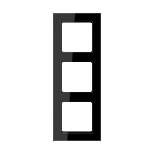 Jung Rahmen 3fach, Duroplast, A CREATION, schwarz AC583SW