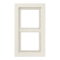 Jung Rahmen 2fach, Duroplast, LS-DESIGN, weiß LSD982W