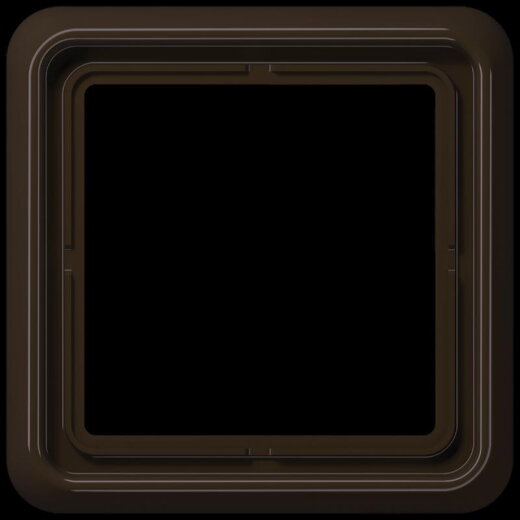 Jung Rahmen 1fach, Duroplast, CD 500, braun CD581BR