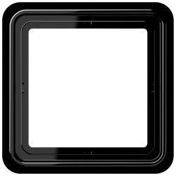 Jung Rahmen 1fach, Duroplast, CD 500, schwarz CD581SW