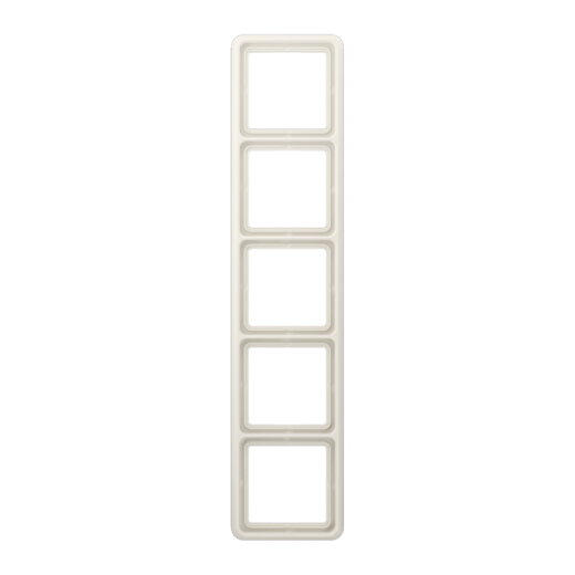 Jung Rahmen 5fach, Duroplast, CD 500, weiß CD585W