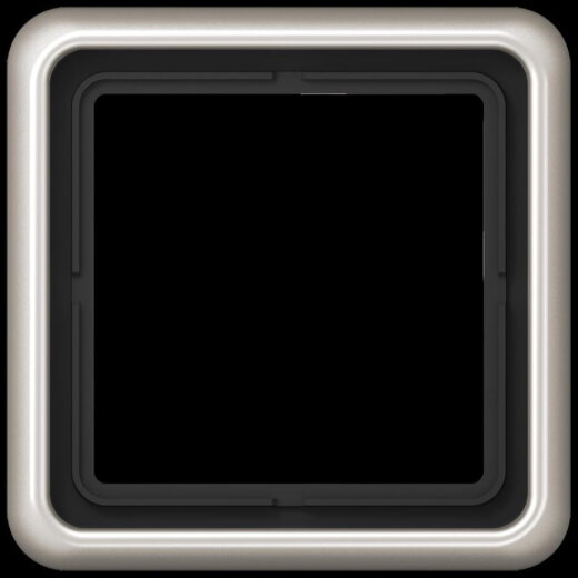 Jung Rahmen 1fach, Aluminium eloxiert, CD 500, platin CD581PT