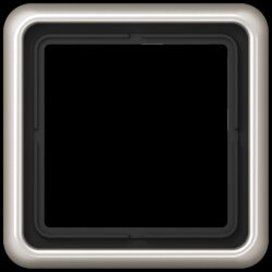 Jung Rahmen 1fach, Aluminium eloxiert, CD 500,...