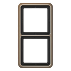 Jung Rahmen 2fach, Aluminium eloxiert, CD 500,...