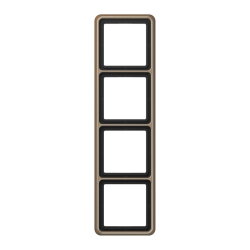 Jung Rahmen 4fach, Aluminium eloxiert, CD 500,...