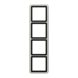 Jung Rahmen 4fach, Aluminium eloxiert, CD 500,...