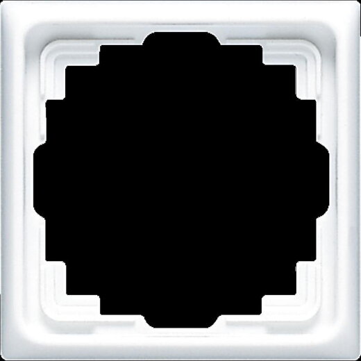 Jung Rahmen für Kabelkanal-Installation 1fach, Thermoplast, Kabelkanal CD, alpinweiß CD581KWW